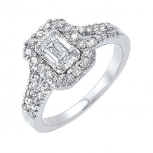Gems One 14Kt White Gold Diamond(1Ctw) Ring - RG69968-4WB