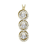Gems One 14KT Yellow Gold & Diamond Rhythm Of Love Neckwear Pendant  - 1 ctw - ROL1012-4YC photo