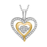 Gems One 10KT Yellow Gold & Diamond Rhythm Of Love Neckwear Pendant  - 1/5 ctw - ROL1058-1YSSSC photo